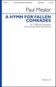 A Hymn For Fallen Comrades TTBB choral sheet music cover